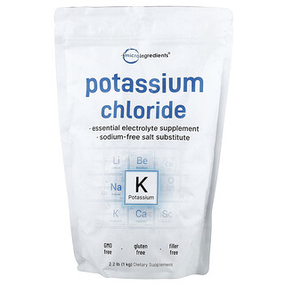 Micro Ingredients, Chlorure de potassium, 1 kg