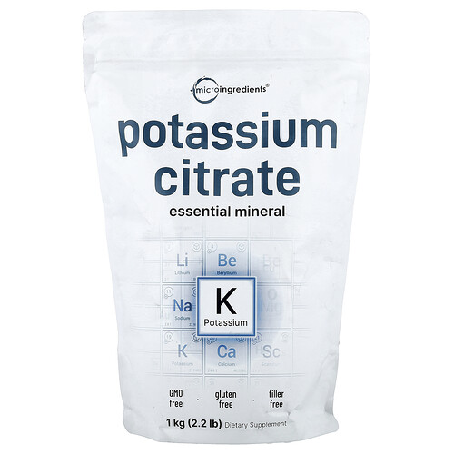 Micro Ingredients, Potassium Citrate, 2.2 lb (1 kg)