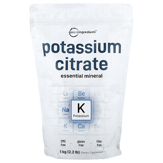 Micro Ingredients, Potassium Citrate, 2.2 lb (1 kg)