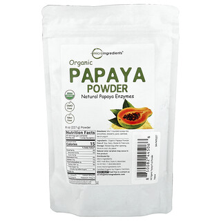 Micro Ingredients, Organic Papaya Powder, 8 oz (227 g)