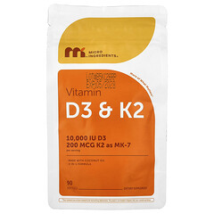 Вітаміни D3 і K2, 90 капсул