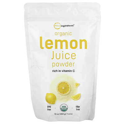 Product Image for Micro Ingredients, Organic Lemon Juice Powder, 10 oz (284 g)