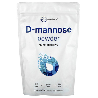 Product Image for Micro Ingredients, D-Mannose Powder, 12 oz (340 g)
