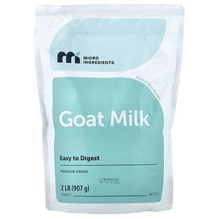 Micro Ingredients, Leche de cabra en polvo, 907 g (2 lb)