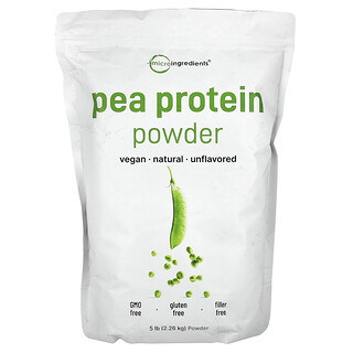 Micro Ingredients, Pea Protein Powder, Unflavored, 5 lb (2.26 kg)