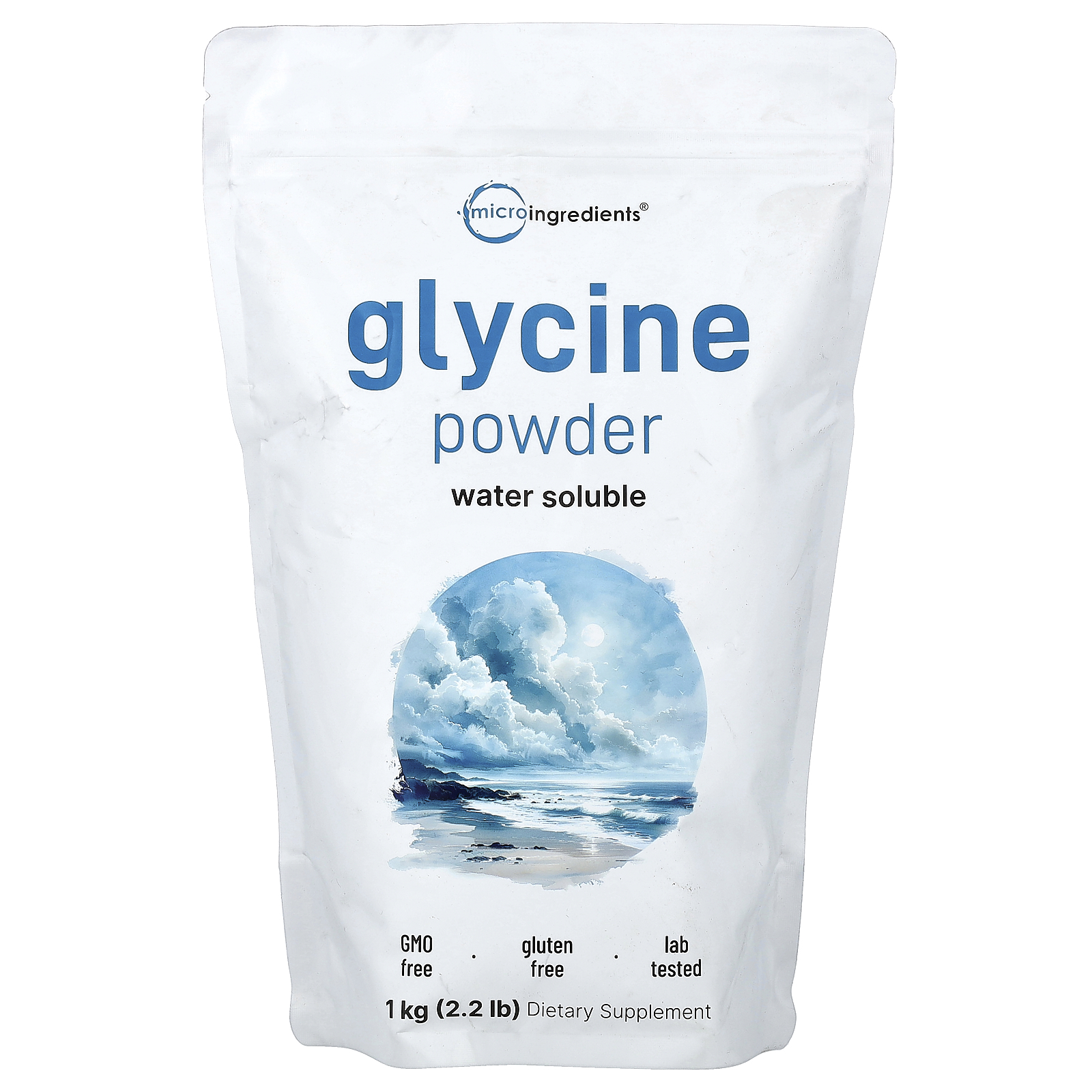 Glycine Powder, 2.2 lbs (1 kg)