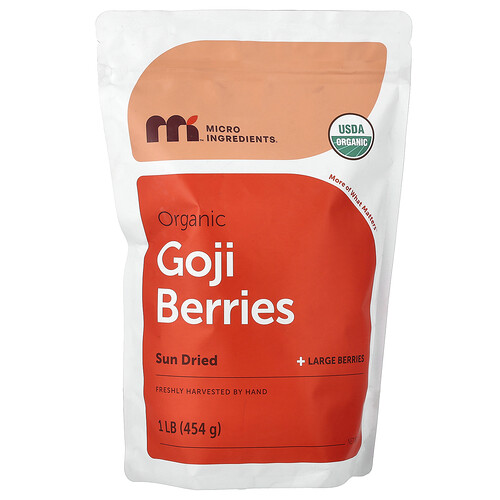 Micro Ingredients Organic Goji Berries, 1 lb (454 g)