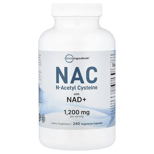 Micro Ingredients, NAC mit NAD+, 240 vegetarische Kapseln