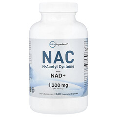 NAC з НАД+, 240 вегетаріанських капсул