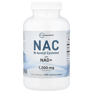 مايكرو انجريدينتس‏, NAC مع NAD+ ، 240 كبسولة نباتية