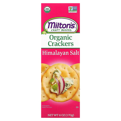 

Milton's Craft Bakers, Organic Crackers, Himalayan Salt, 6 oz (170 g)