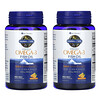 Minami Nutrition, Supercritical Omega-3 Fish Oil, Orange , 850 mg, 2 Bottles, 60 Softgels Each