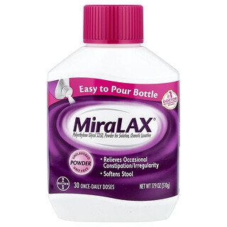 MiraLAX, Polvo, Sin sabor`` 510 g (17,9 oz)