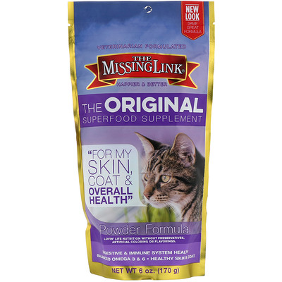

The Missing Link The Original Superfood Supplement, Powder Formula, For Cats, 6 oz (170 g)