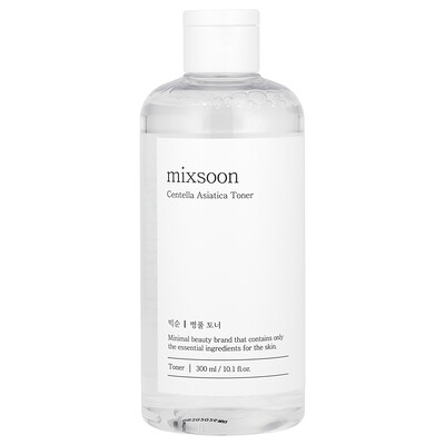 Mixsoon , Centella Asiatica Toner, Fl Oz (300 Ml) Size 10.14