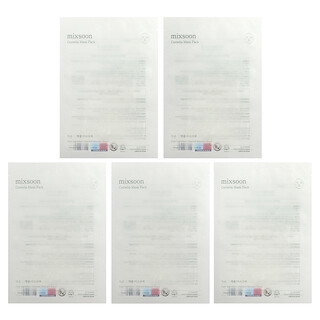 Mixsoon, Centella Beauty Mask Pack, 5 Masks, 0.88 oz (25 g) Each