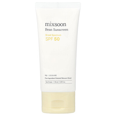 Mixsoon, Protector solar de frijoles, FPS 50, 50 ml (1,69 oz. líq.)