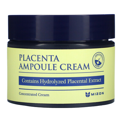 Mizon Placenta Ampoule Cream, 1.69 fl oz (50 ml)