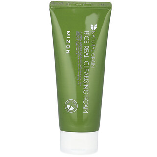 Mizon, Natural Grain, Rice Real Cleansing Foam, Reinigungsschaum mit echtem Reis, 150 ml (5,07 fl. oz.)