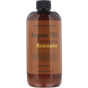 Majestic Pure, Argan Oil Shampoo, Restorative, 16 fl oz (473 ml) отзывы