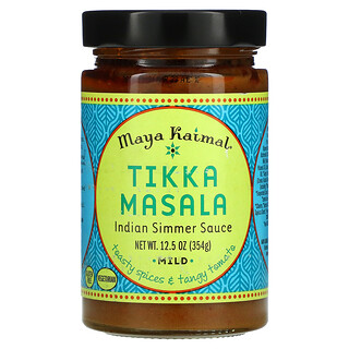 Maya Kaimal, Tikka Masala，印度炖酱，温和，烤香料和香浓番茄，12.5 盎司（354 克）