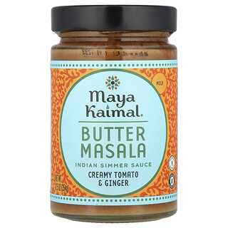 Maya Kaimal, Masala Mentega, Sos Reneh India, Tomato & Halia Lembut, Berkrim, 12.5 oz (354 g)