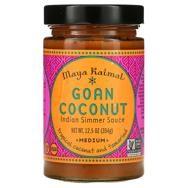 Goan Coconut, Indian Simmer Sauce, Medium, 12.5 oz (354 g)