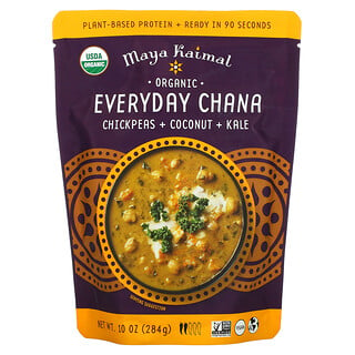 Maya Kaimal, Organic Everyday Chana，鷹嘴豆 + 椰子 + 羽衣甘藍，10 盎司（284 克）