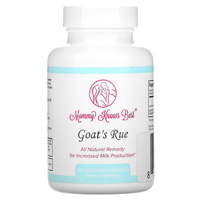 Mommy Knows Best Goat's Rue, 60 Vegetarian Capsules