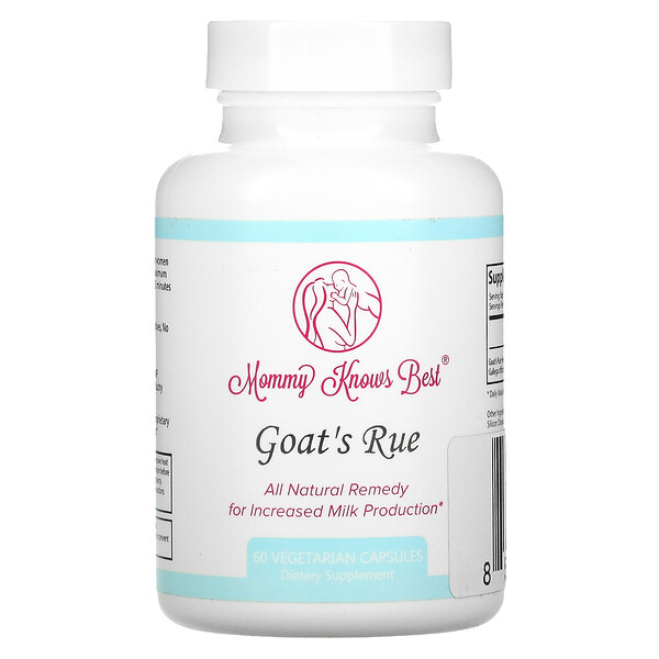 Mommy Knows Best, Goat's Rue, 60 Vegetarian Capsules