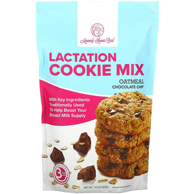 Mommy Knows Best Lactation Cookie Mix, Oatmeal Chocolate Chip, 16 oz ( 454 g)