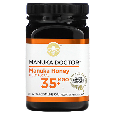 

Manuka Doctor, Manuka Honey Multifloral, MGO 35+, 17.6 oz (500 g)