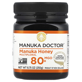 Manuka Doctor, Multiflorale Manuka Honing, MGO 80+, 8.75 oz (250 g)