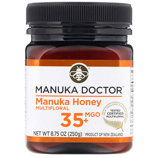 Manuka Doctor, Miel de manuka multifloral, MGO 35+, 250 g (8,75 oz)