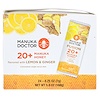 Manuka Doctor, Лесной мёд манука Fusion 20+, ароматизированный лимоном и имбирем, 24 порционных пакетов, 0,25 унц. (7 г) каждый