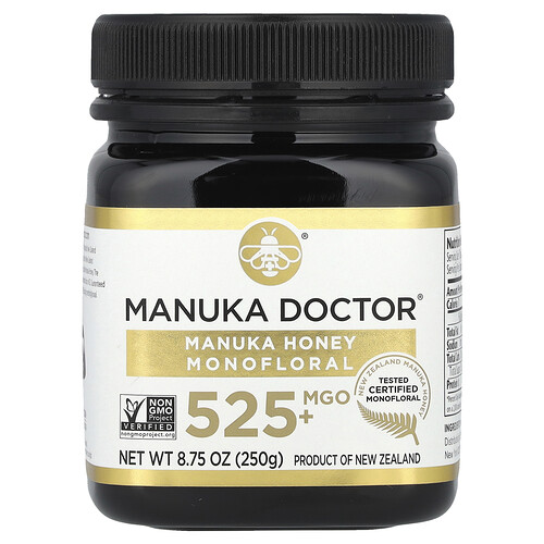 Manuka Doctor Manuka Honey Monofloral , MGO 525+, 8.75 oz (250 g)