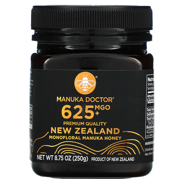 Monofloral Manuka Honey, MGO 625+, 8.75 oz (250 g)