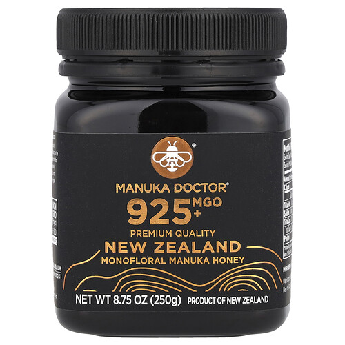 Manuka Doctor Monofloral Manuka Honey, MGO 925+, 8.75 oz (250 g)