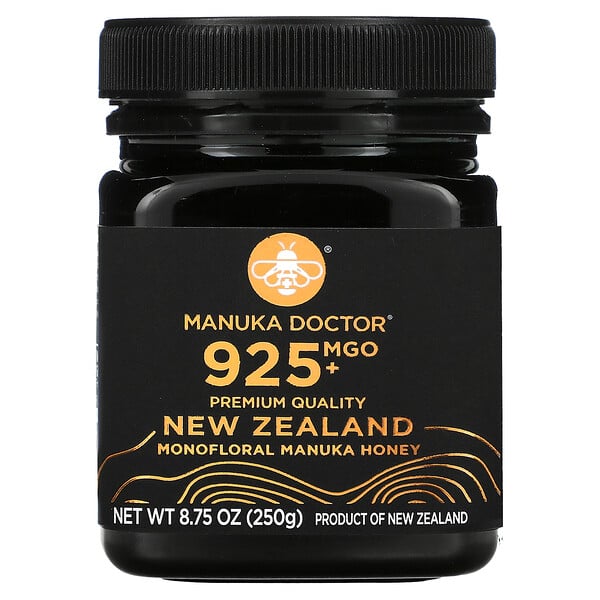 Manuka Doctor‏, عسل المانوكا أحادي الأزهار، ميثيل جليوكسال 925+، 8.75 أونصة (250 جم)