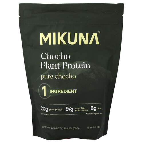 MIKUNA, Chocho Plant Protein Powder, pflanzliches Proteinpulver, reines Chocho, 585 g (1,29 lbs.)