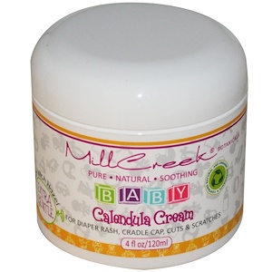 Отзывы о Милл крик, Botanicals, Baby Calendula Cream, 4 oz (120 ml)