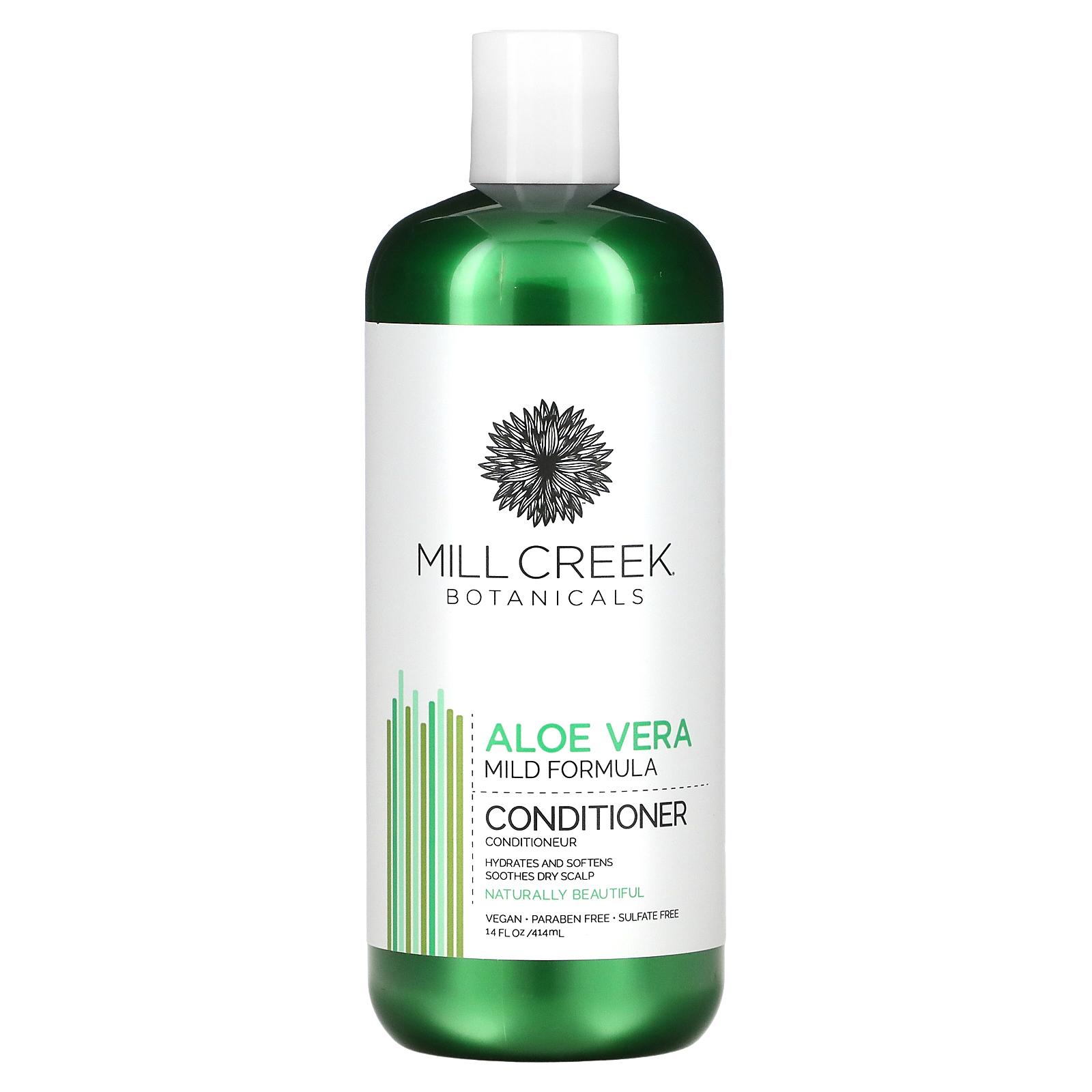 Mill Creek Botanicals Aloe Vera Conditioner Mild Formula 14 Fl Oz 414 Ml 8868