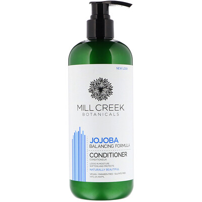 Mill Creek Botanicals Jojoba Conditioner, Balancing Formula, 14 fl oz (414 ml)