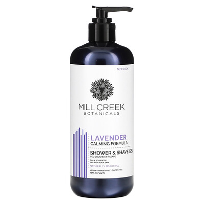 

Mill Creek Botanicals Shower & Shave Gel Lavender 14 fl oz (414 ml)