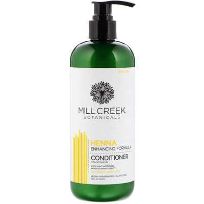 Mill Creek Botanicals Henna Conditioner, Enhancing Formula, 14 fl oz (414 ml)