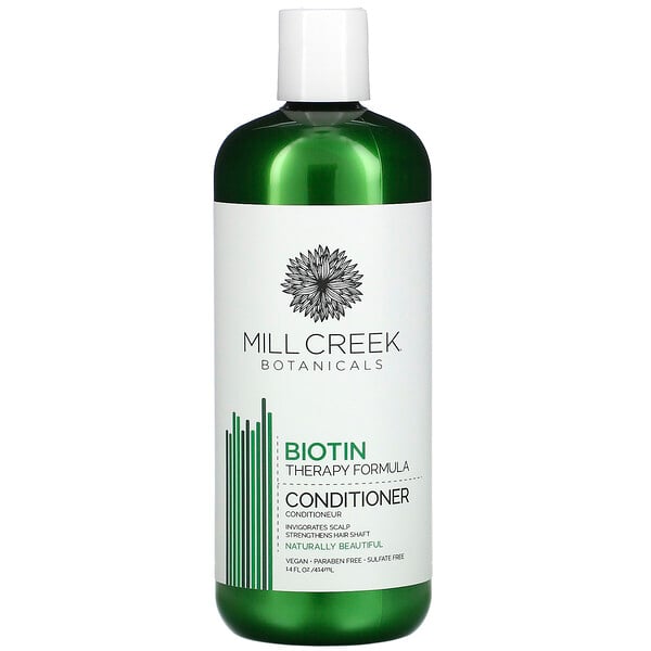 Mill Creek Botanicals, Кондиционер с биотином, лечебный эффект, 414 мл (14 жидк. унций)