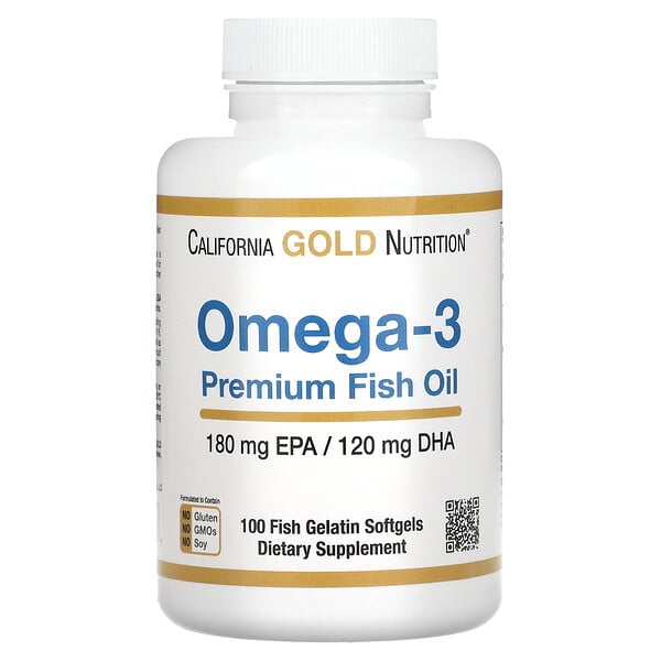 California Gold Nutrition Omega-3 Premium Fish Oil