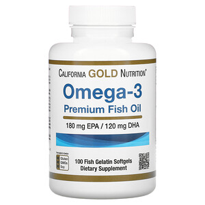 California Gold Nutrition omega-3 100 cápsulas California Gold Nutrition omega-3 100 cápsulas
