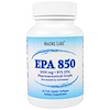 EPA 850 Fish Oil, Pharmaceutical Grade, German Processed, No GMOs, No Gluten, 1000 mg, 30 Fish Gelatin Softgels