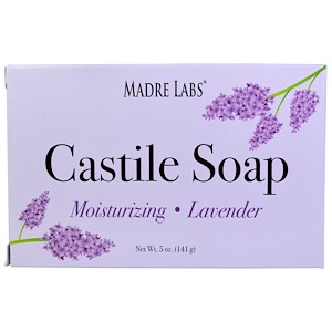 Милд бай нэйчур, Castile Lavender, Bar Soap, Vegan, 5 oz (141 g) отзывы